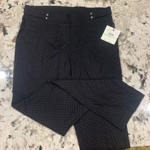 Rafaella Comfort Stretch Leggings Pants Black Skinny Leg